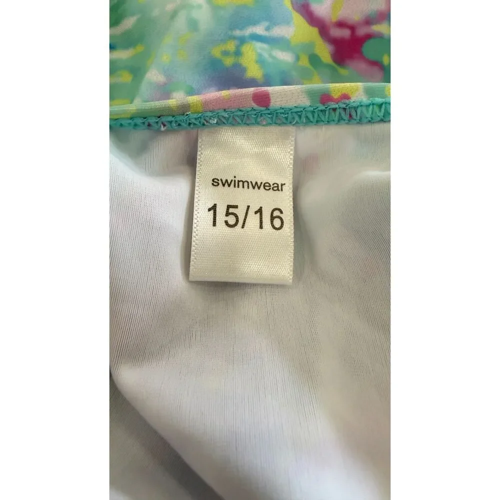 Tie Dye Junior Size One Piece Swimsuit Size 15/16 NWT